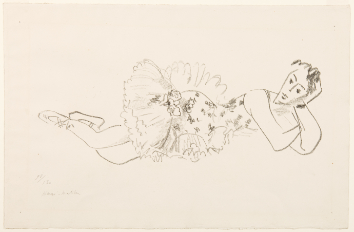 Beschriftung recto: u.li.: "98/130": Signatur: u.li.: "Henri Matisse"