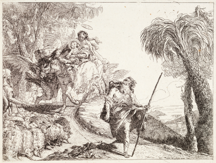 Signatur: in der Platte u.re.: "Go. Tiepolo inve et fec. anno 1753"