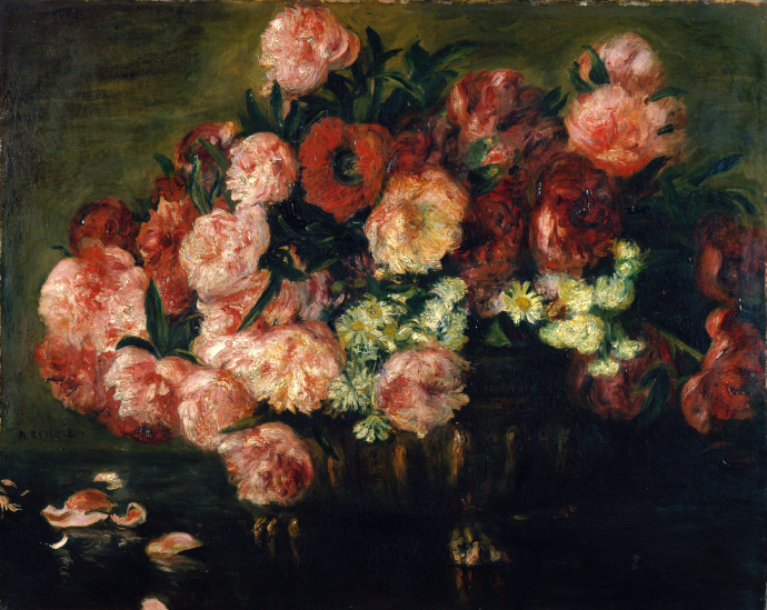 Signatur: links Mitte/unten "A.Renoir"; rücks.bez.(??) "1872"